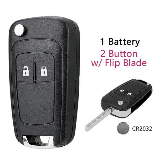 Button flip key case - key, shell