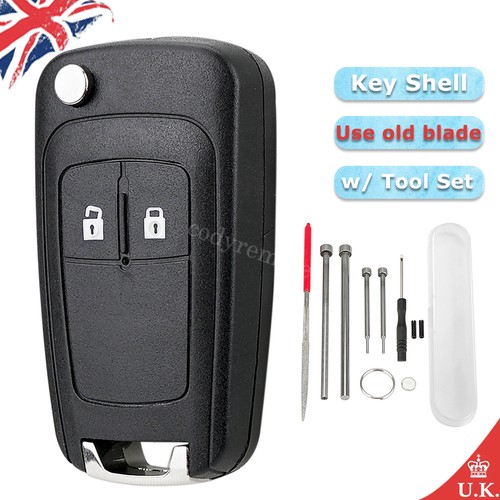 Button flip key case - key, shell